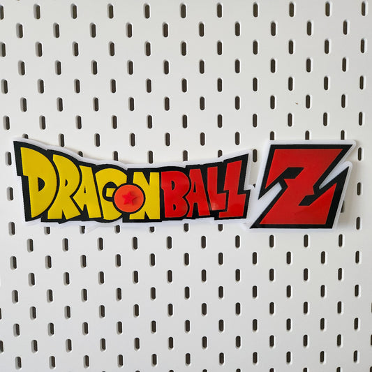 Dragon Ball Z Logo Acrylic Sign - Retro Anime hand made acrylic sign - Bedroom, Games Room, Office - Small, Medium or Large