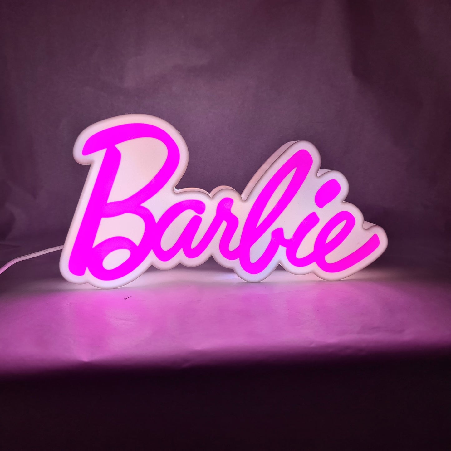 Barbie Logo LED Light Box - LED - Bedroom - Night Light - Boys/Girls mood lighting - USB